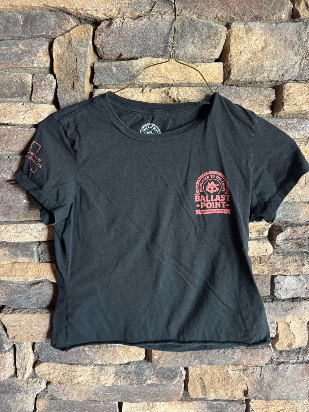 Ballast Point Women's Black Logo Tee